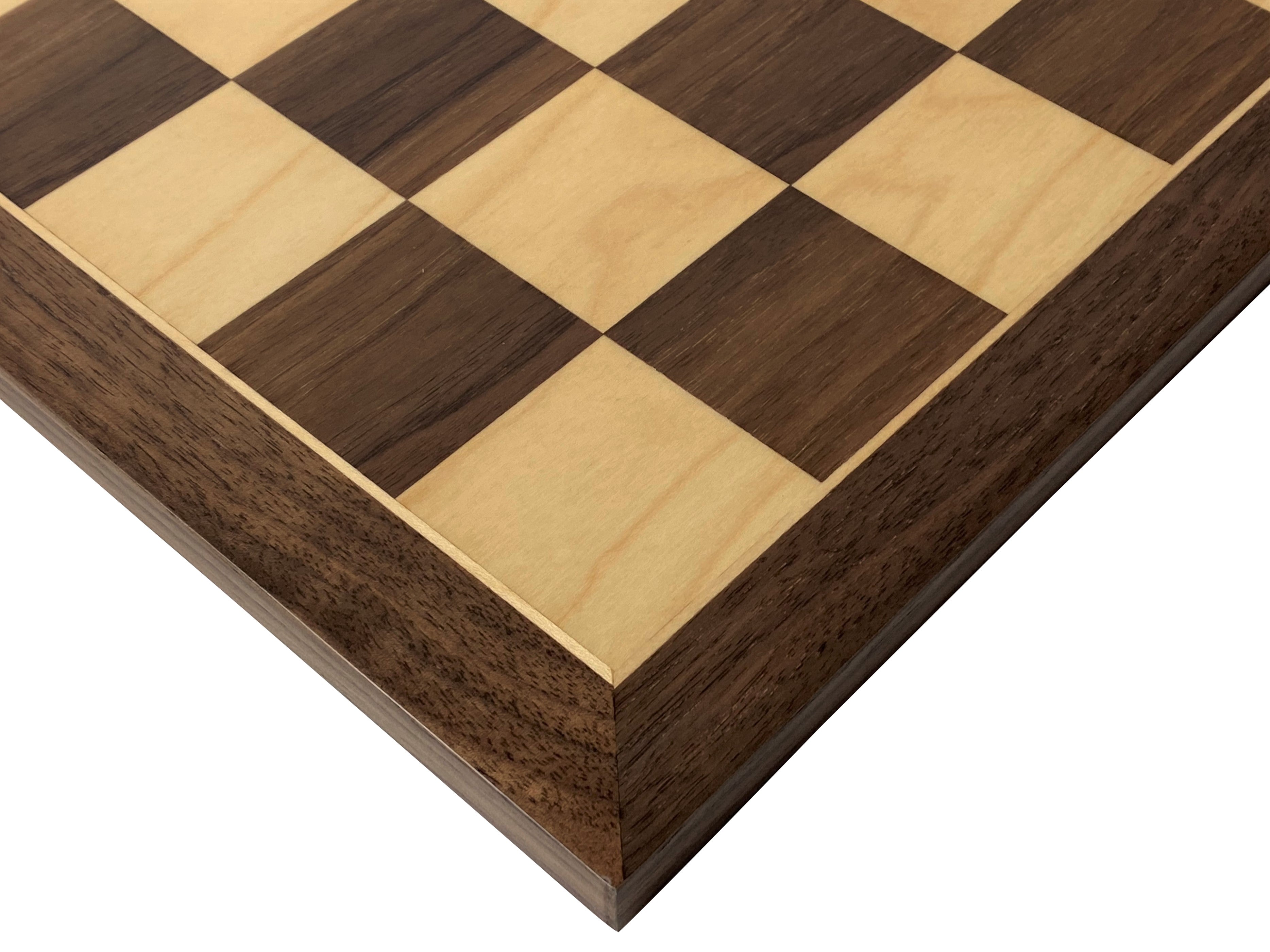 Stallion Black Walnut Chess Set & Vinyl Box - Official Staunton™